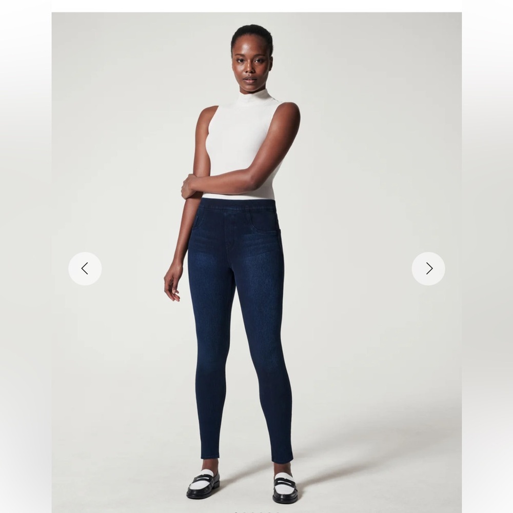 Spanx Jean-ish Ankle Leggings medium layered minimalist staple flattering